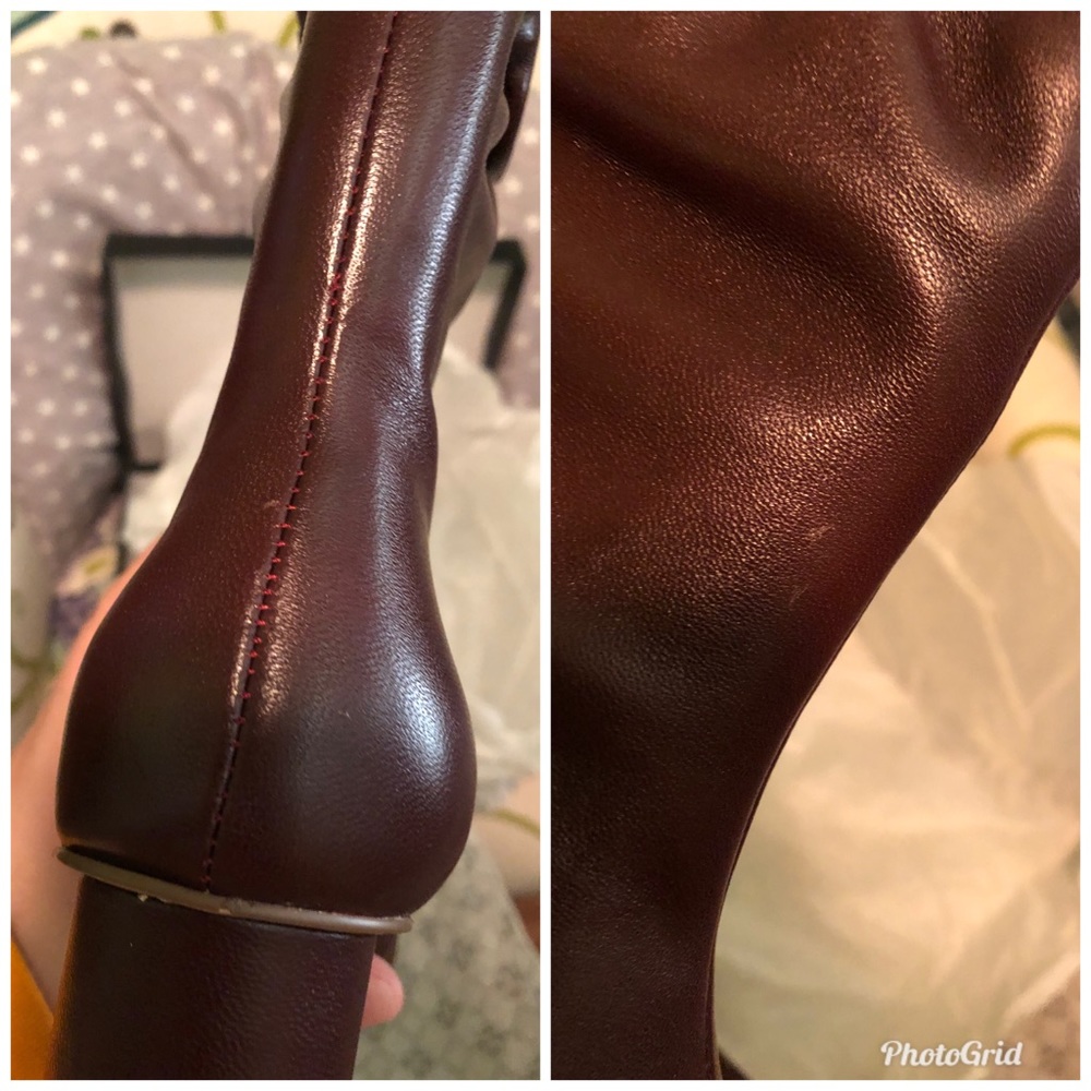 Nanette Nanette Lepore Plum Leather Glory Bootie - Picture 8 of 9